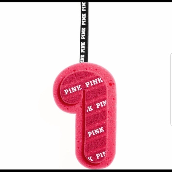 3/$15 Pink Victoria’s Secret Christmas Loofah Set - Picture 2 of 2